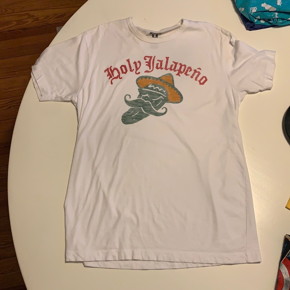 White Graphic Tee